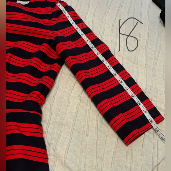 Gap Striped Fit and Flare Dress with pockets size 8 - Picture 4 of 8